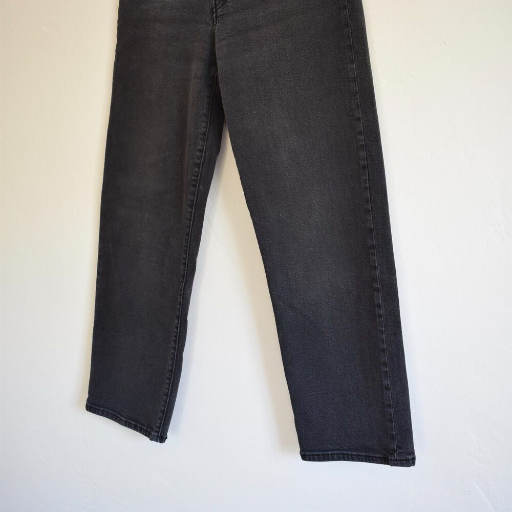 LEVI'S The Ribcage High Rise Rigid Straight Ankle Denim Jean - Picture 5 of 10
